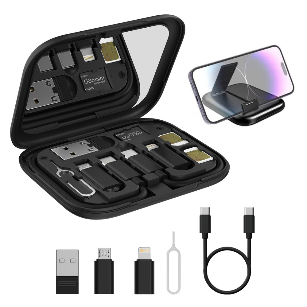 Portronics Snapcase 60W Multifunctional Fast Charging Data Cable Kit