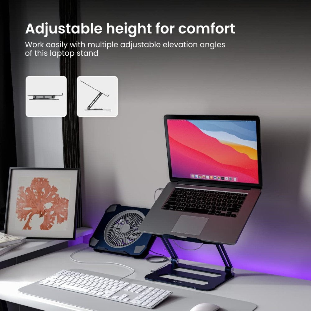 Portronics My Buddy K10 Portable Laptop Stand
