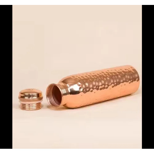 1000ml Hammered Copper Water Bottle