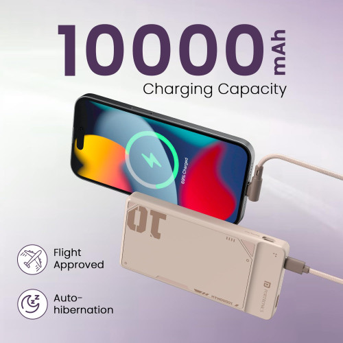 Portronics Luxcell Uno 10K 10000 mAh 22.5W Fast Charging Power Bank