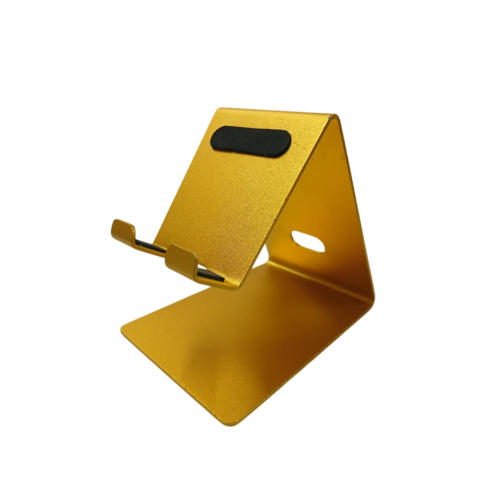 Gold Metal Mobile Stand