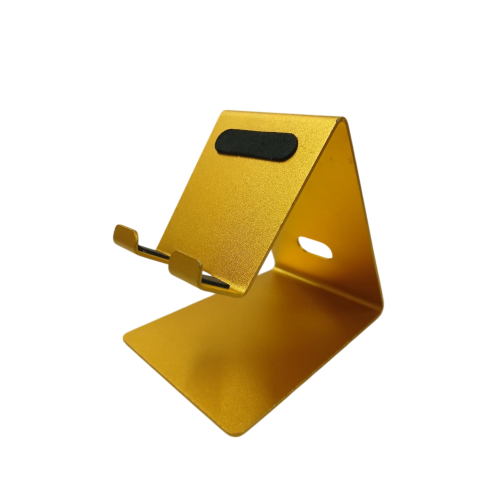 Gold Metal Mobile Stand