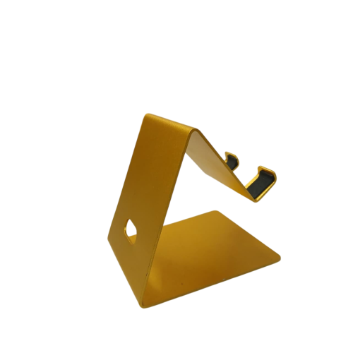 Gold Metal Mobile Stand