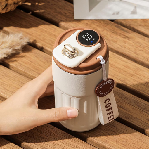 500ml Stainless Steel Travel Mug with Lid for Coffee
