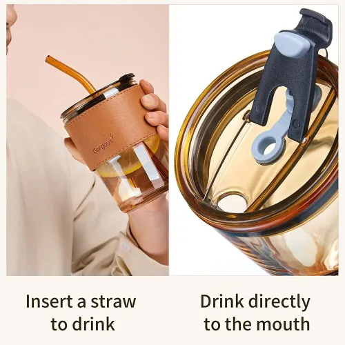 400ml Glass Coffee Mug