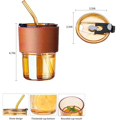 400ml Glass Coffee Mug