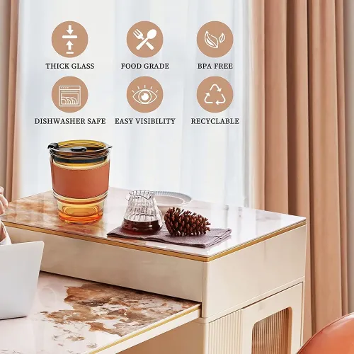 400ml Glass Coffee Mug