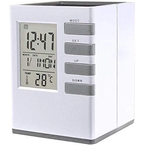 Cube Desk Stand With Clock
