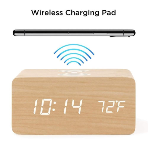 Wooden LED Clock