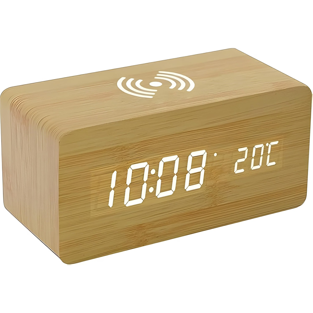 Wooden LED Clock