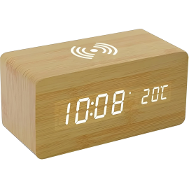 Wooden LED Clock