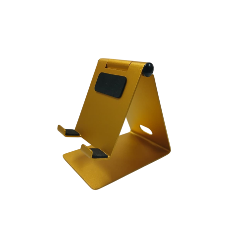 Foldable Gold Metal Mobile Stand