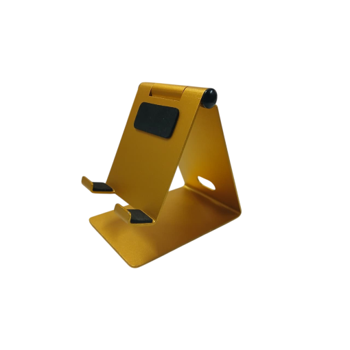 Foldable Gold Metal Mobile Stand