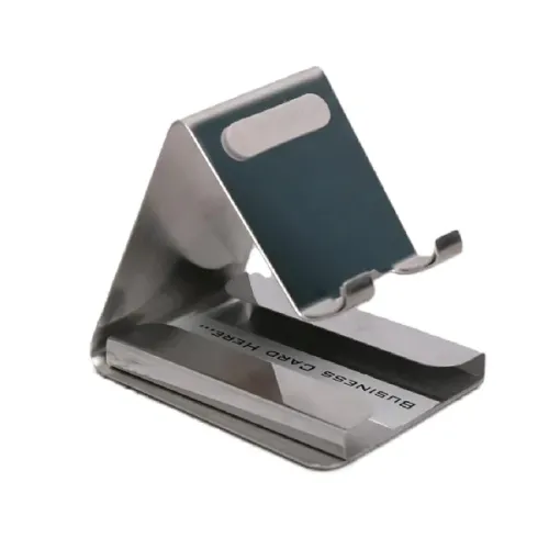 Stainless Steel Mobile Stand with Card Holder