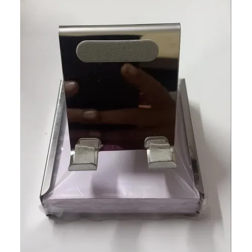 Stainless Steel Mobile Stand With Writing Pad Holder