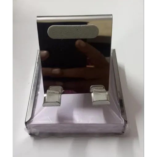 Stainless Steel Mobile Stand With Writing Pad Holder