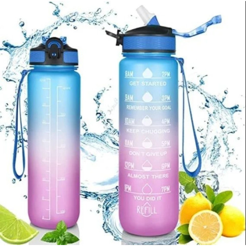 1000ml Motivational Water Bottle
