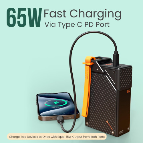 Portronics Power Shutter 20000mAh 15W Magnetic Wireless Fast Charging Powerbank
