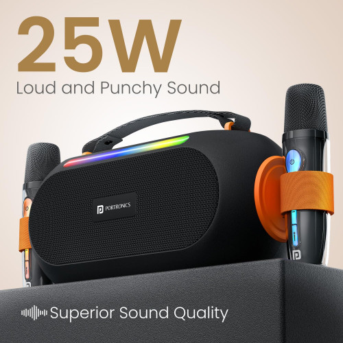 Portronics 25W Apollo 20 Wireless Bluetooth Portable Speaker