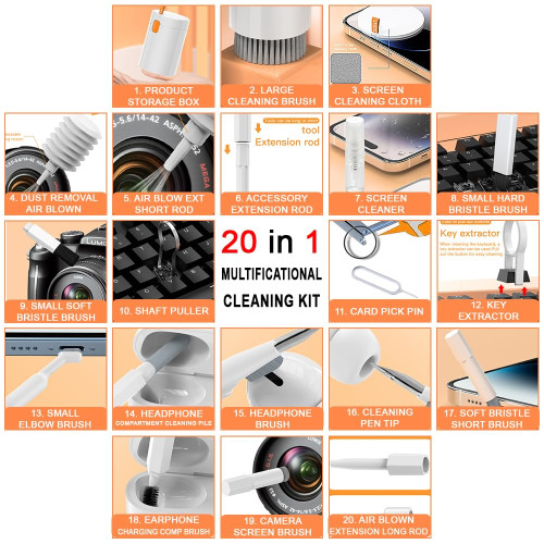 20-in-1 Multifunction Cleaning Kit