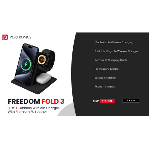 Portronics Freedom Fold 3 