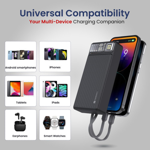 Portronics Luxcell Bind 20K 20000mAh Powerbank