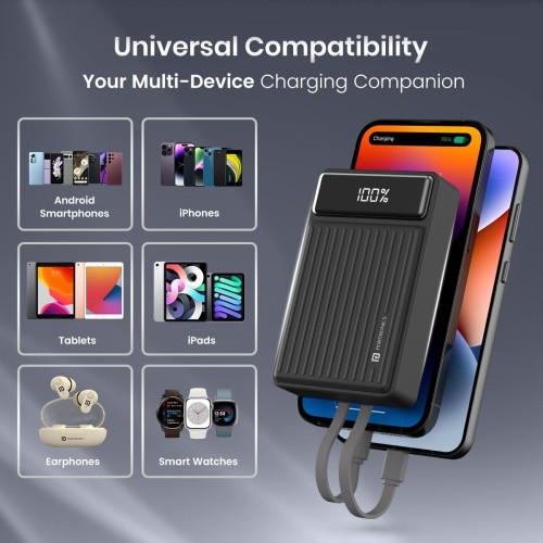 Portronics Luxcell Bind Mini 20k 20000mAh Powerbank 