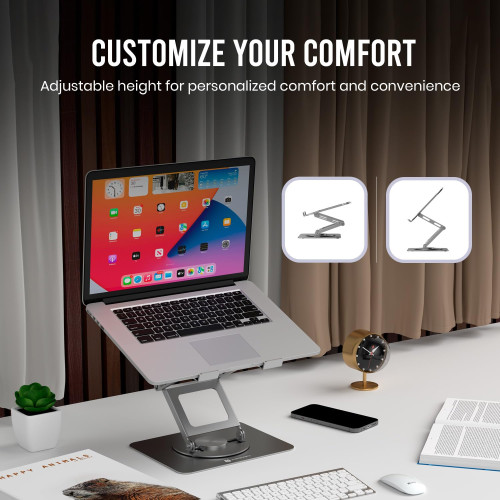 Portronics My Buddy K11 Pro Metal Laptop Stand 