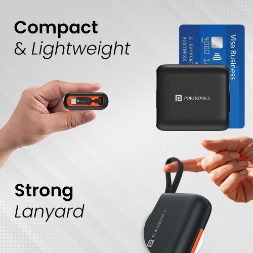 Portronics Snapcase 5 60W Multifunctional Fast Charging Data Cable Kit 