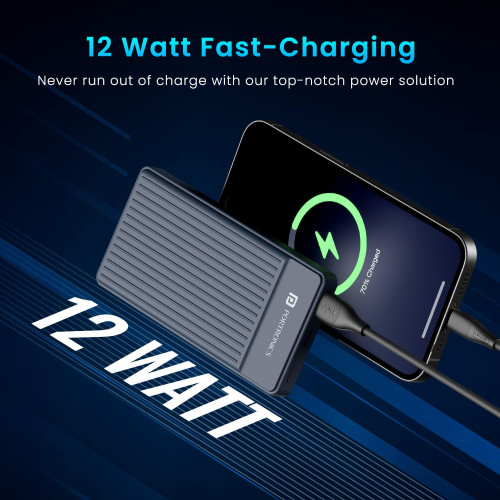 Portronics Luxcell B12 10,000mAh Ultra Slim Power Bank