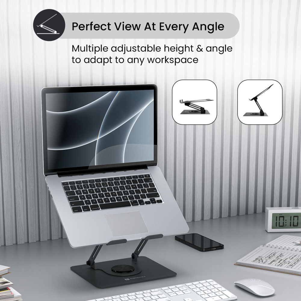 Portronics My Buddy K11 Metal Laptop Stand 