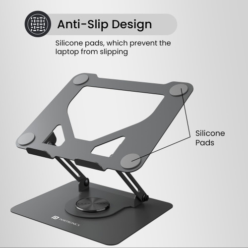 Portronics My Buddy K11 Metal Laptop Stand 