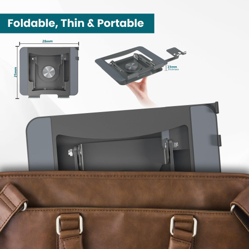 Portronics My Buddy K9 Pro 2-in-1 Laptop & Phone Stand