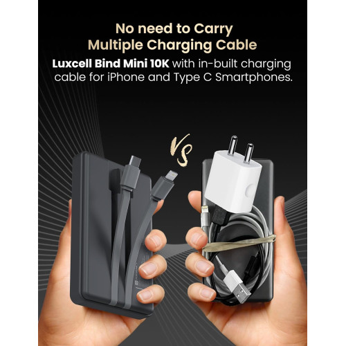 Portronics Luxcell Bind Mini 10k 10000mAh Nano Powerbank