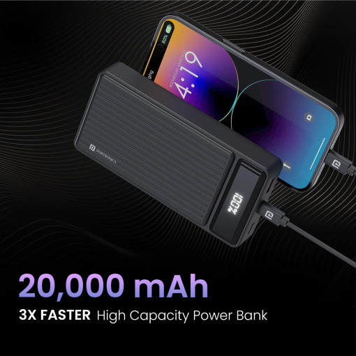 Portronics Luxcell B 20K Advanced 20000 mAh Power Bank 