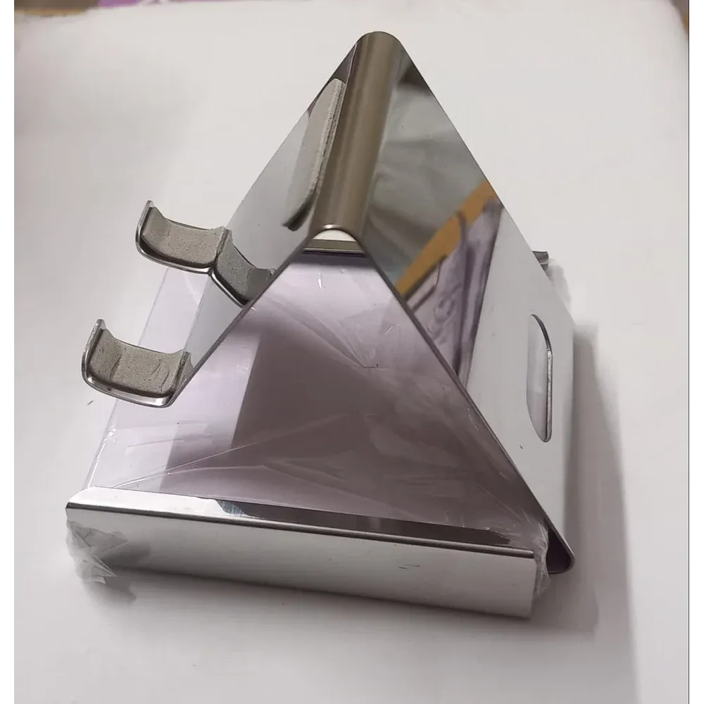 Stainless Steel Mobile Stand With Writing Pad Holder