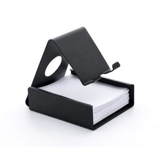 Metal Mobile Stand With Writing Pad Holder